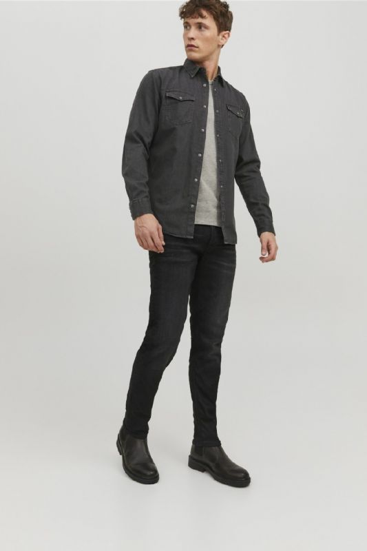 Denim shirt JACK & JONES 12138115-Black