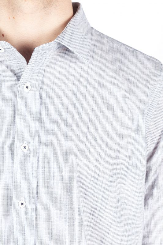 Linen shirt MCL 32847-LACIVERT