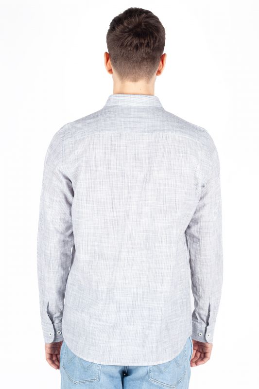 Linen shirt MCL 32847-LACIVERT