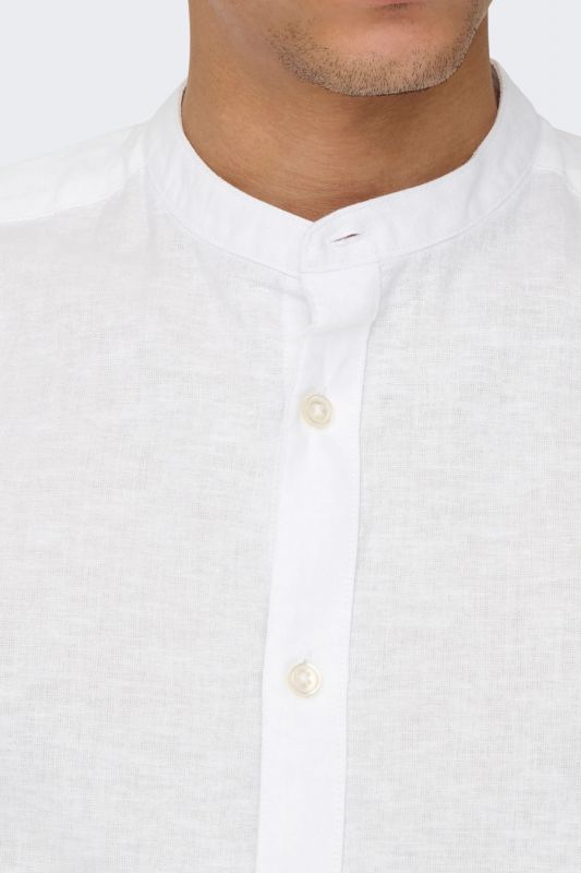Linen shirt ONLY & SONS 22019173-White