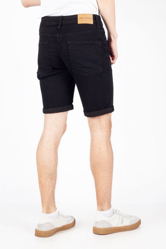 Denim shorts ONLY & SONS 22032925-Black