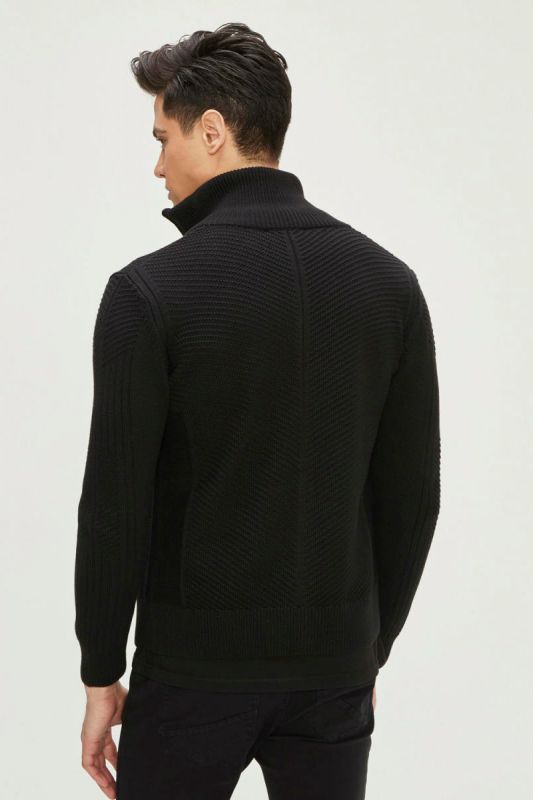Sweater with zip XINT 801486-SIYAH