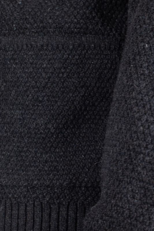 Sweater with zip MCL 33614-SIYAH-MELANJ