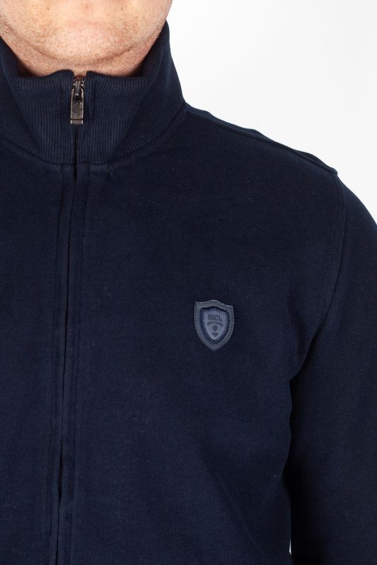 Sweater with zip MCL 40346-LACIVERT