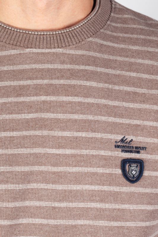 Sweater MCL 39681-KAHVE-MELANJ