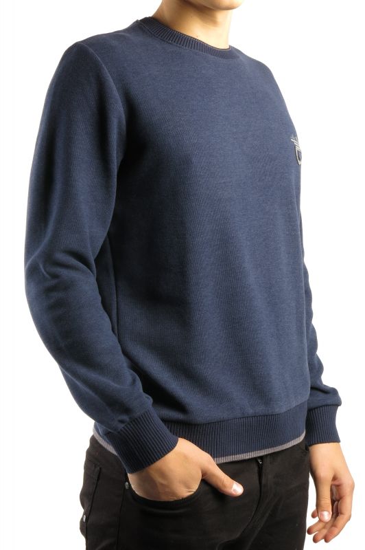 Sweater MCL 27643-LACIVERT-MELANJ