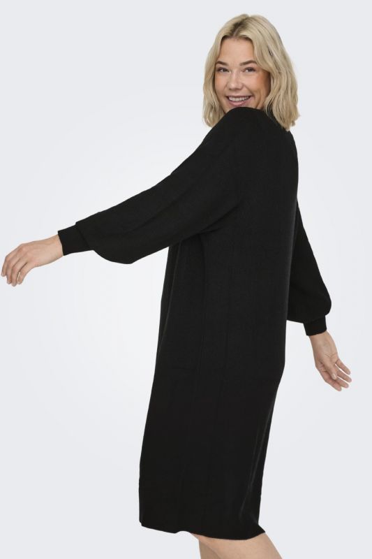 Knitted dress ONLY CARMAKOMA 15327167-Black