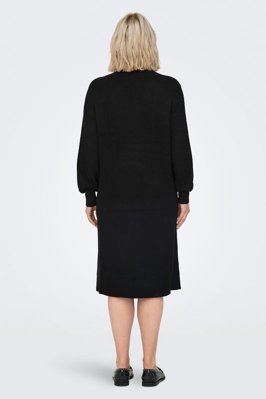 Knitted dress ONLY CARMAKOMA 15327167-Black
