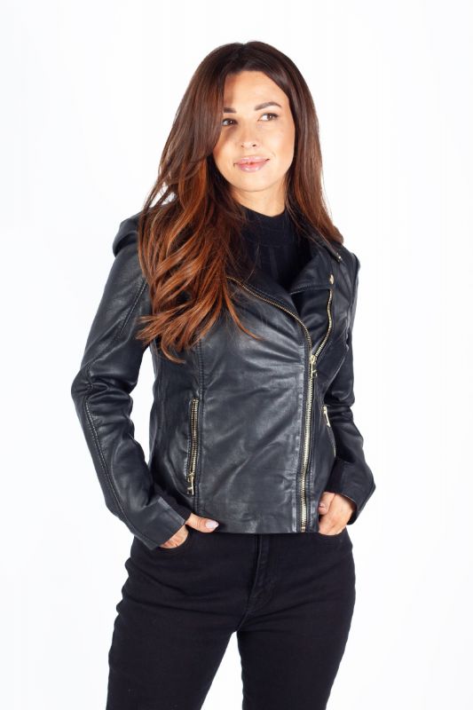 Leather jacket MAURITIUS 1101-0730-black