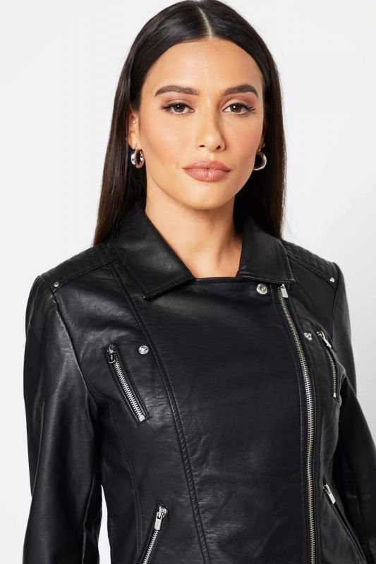 Leather jacket ONLY 15153079-2749871