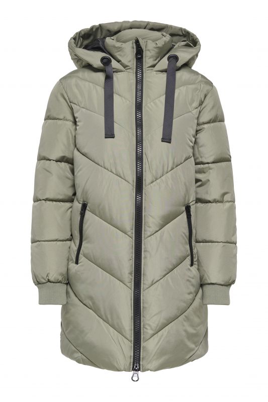 Winter jacket JACQUELINE DE YONG 15207784-Vetiver-BLACK