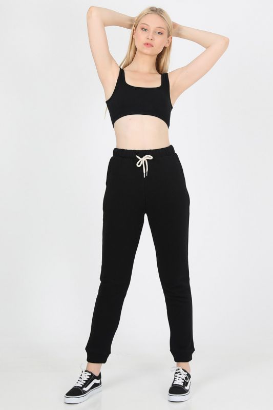 Joggers JOHN FRANK WJFJG01-PUFFY-BLACK