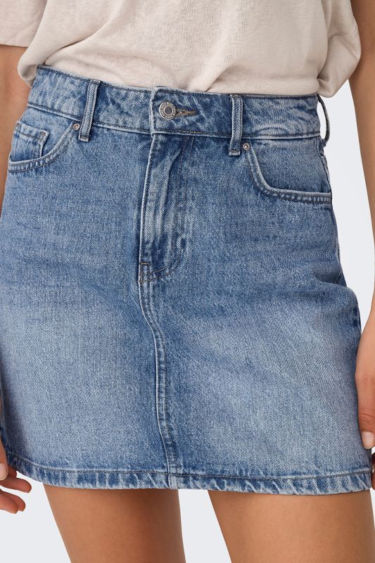 Denim skirt ONLY 15339630-Light-Blue
