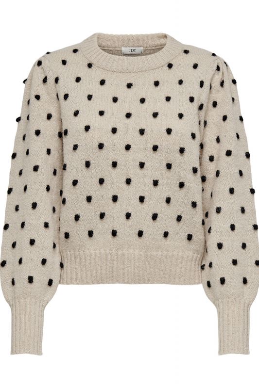 Sweater JACQUELINE DE YONG 15304813-Cement-BLACK