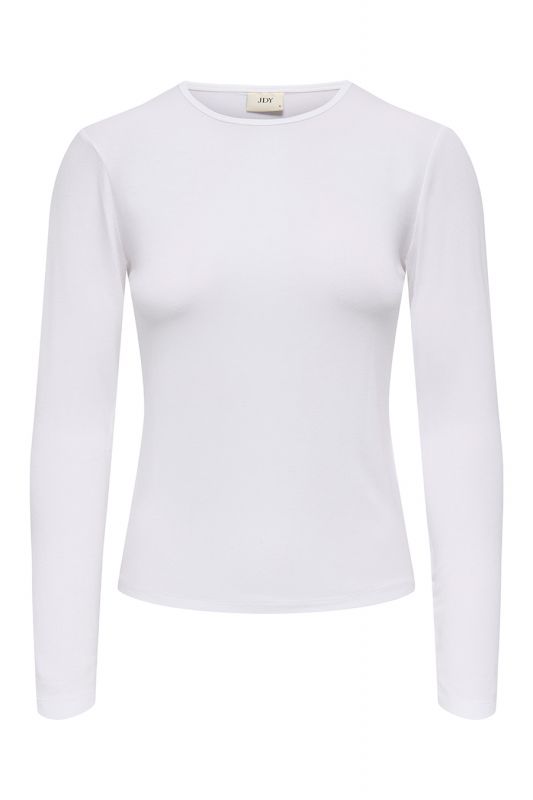 Long-sleeve T-shirt JACQUELINE DE YONG 15272092-White