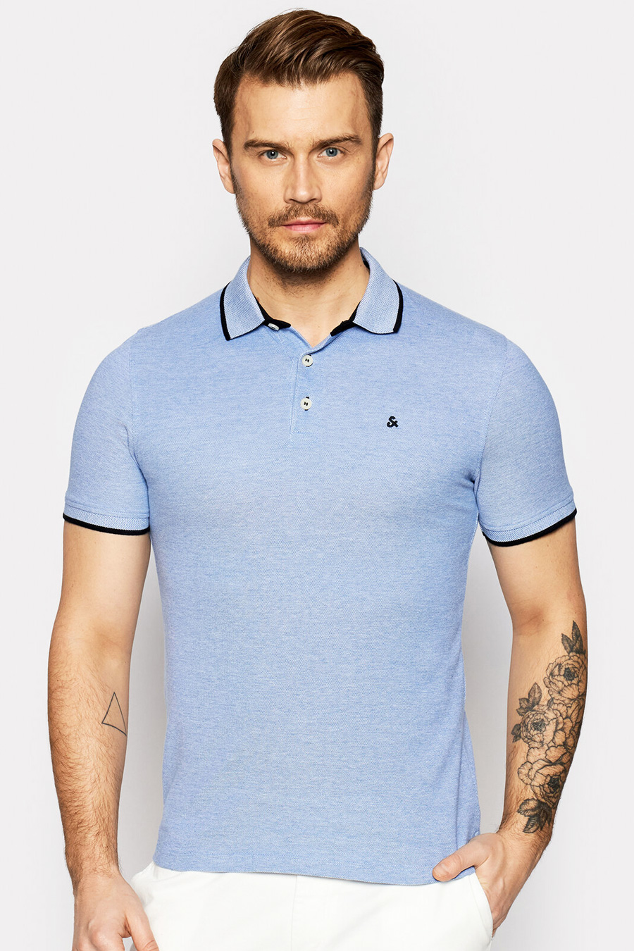 Polo paita JACK & JONES 12136668-Bright-Cobalt