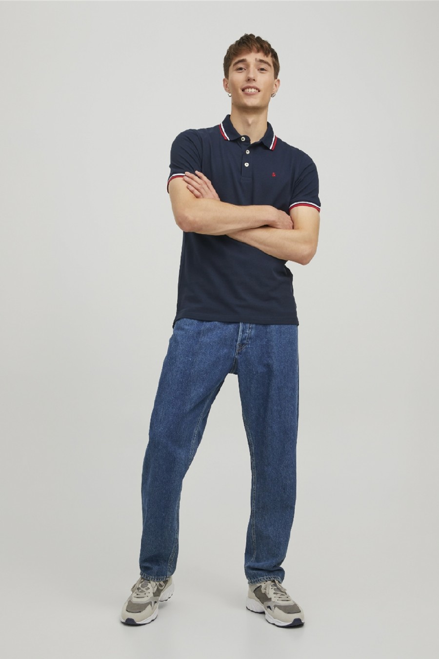 Polo paita JACK & JONES 12136668-Navy