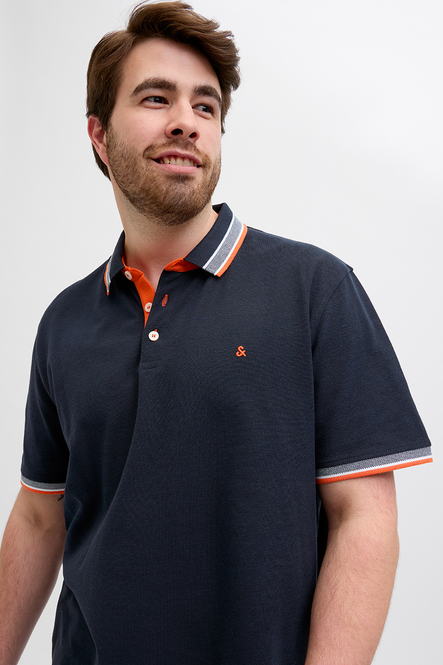 Polo paita JACK & JONES 12143859-Black-Navy-NEO