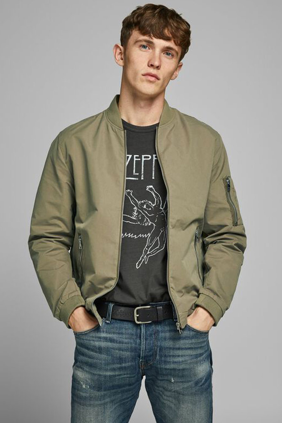 Tuulitakki JACK & JONES 12165203-Dusky-Green