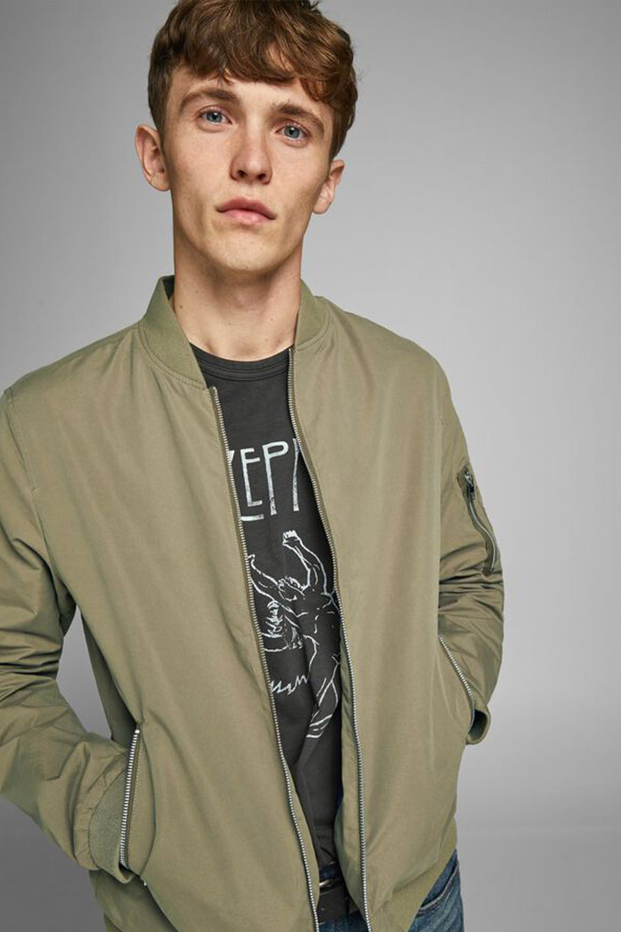 Tuulitakki JACK & JONES 12165203-Dusky-Green