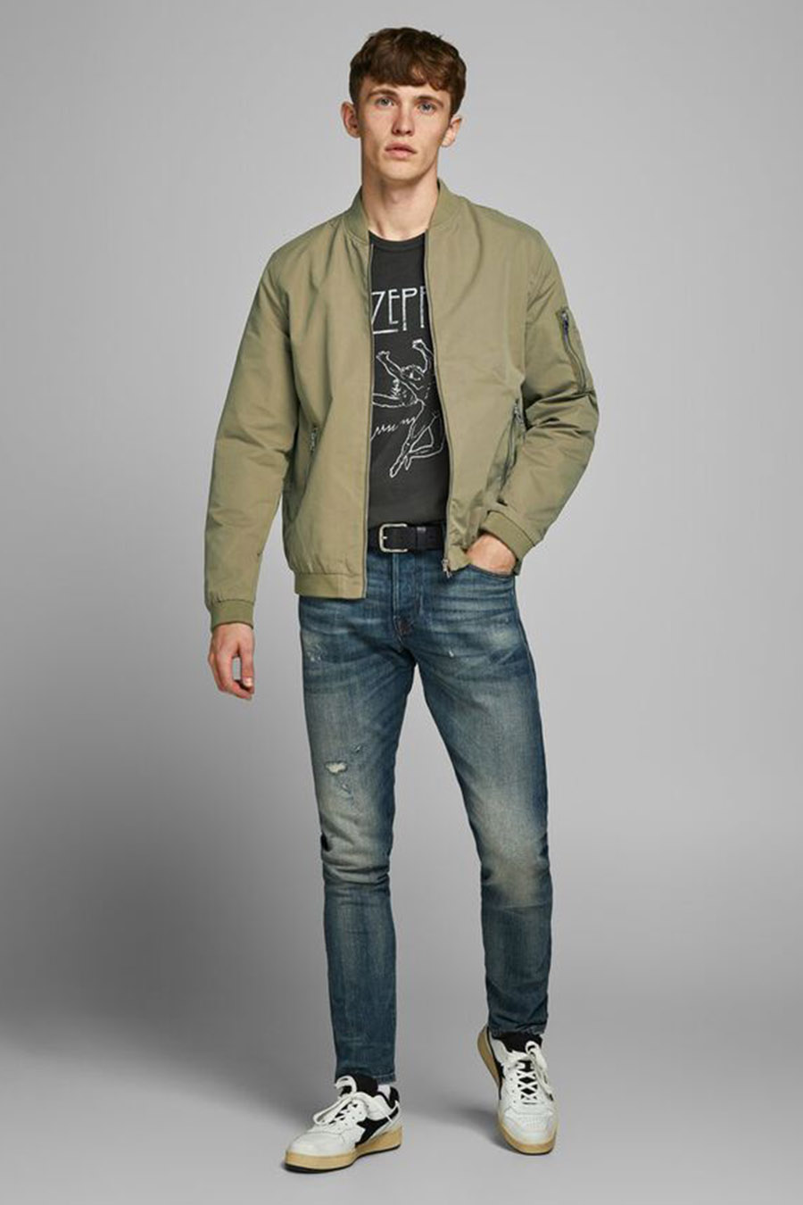 Tuulitakki JACK & JONES 12165203-Dusky-Green