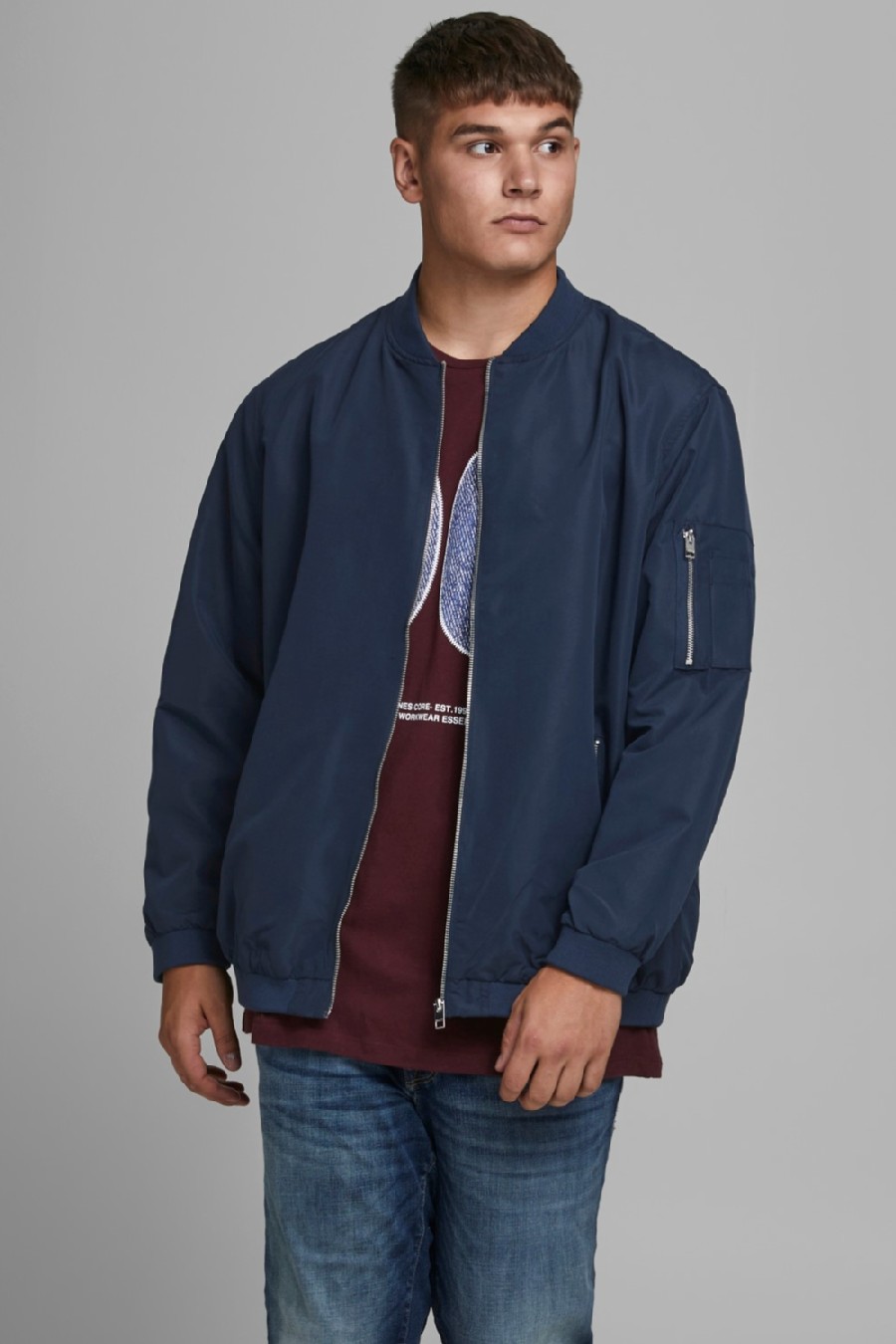 Tuulitakki JACK & JONES 12173990-Navy-Blazer