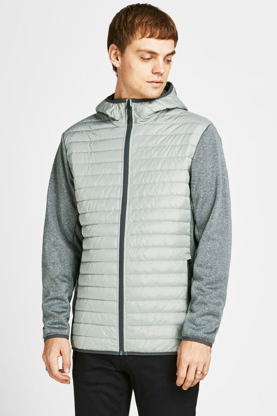 Tuulitakki JACK & JONES 12182242-Ghost-Gray