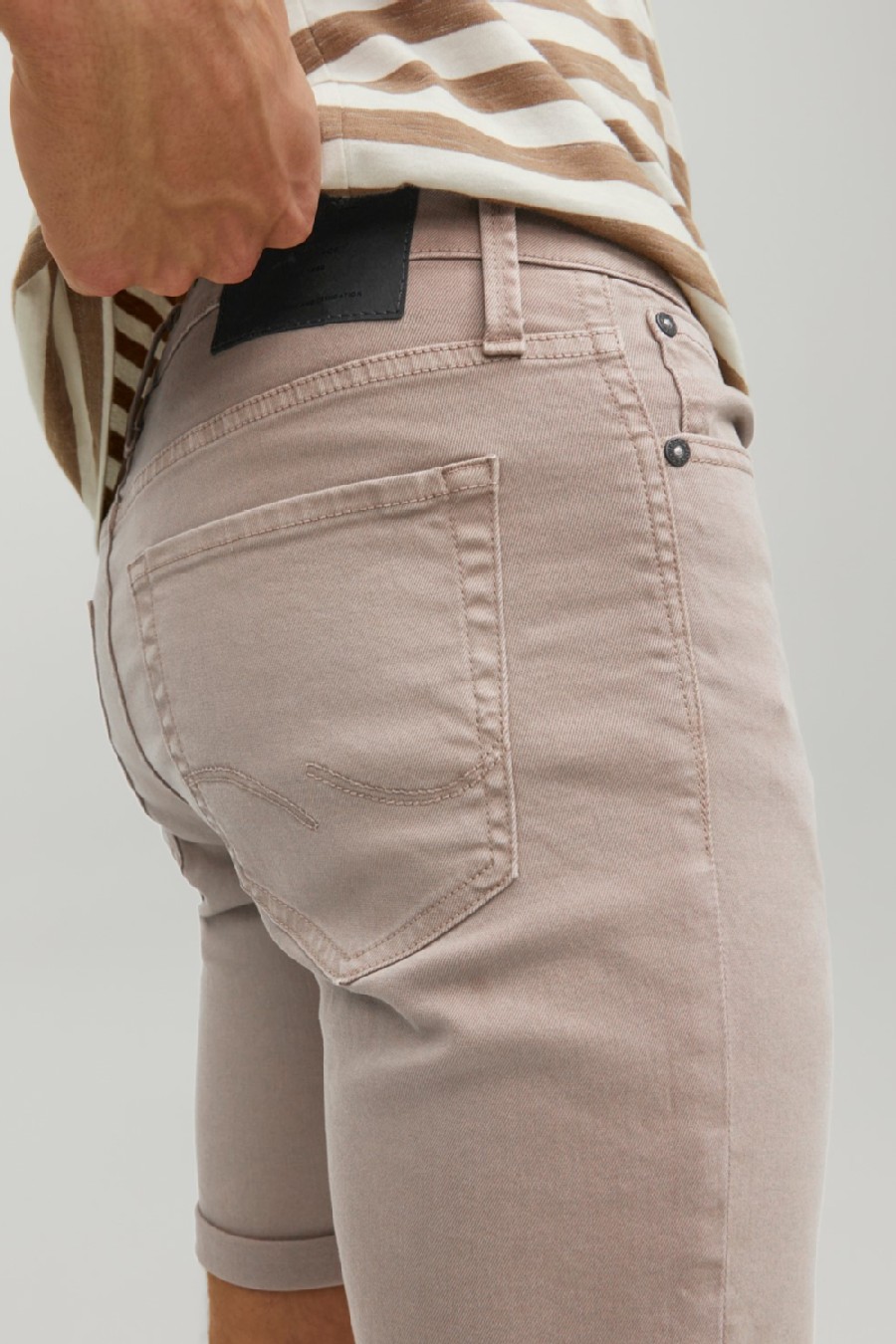 Farkkushortsit JACK & JONES 12232400-Crockery