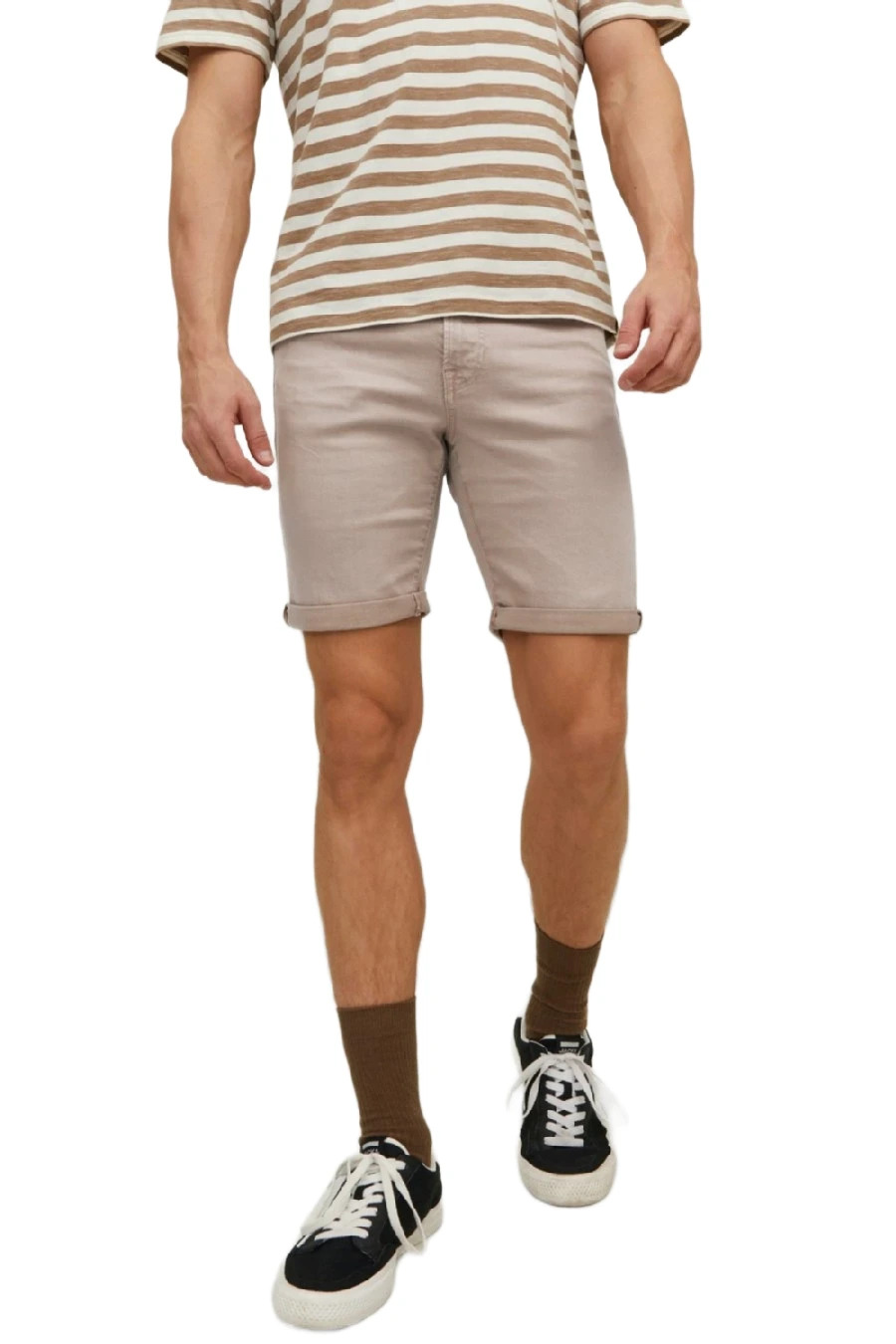 Farkkushortsit JACK & JONES 12232400-Crockery