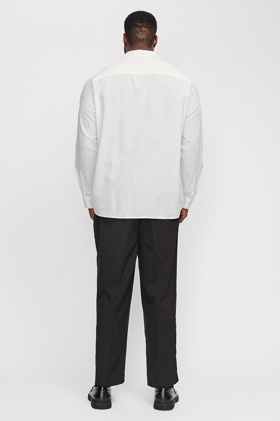 Pellava paita JACK & JONES 12269089-White