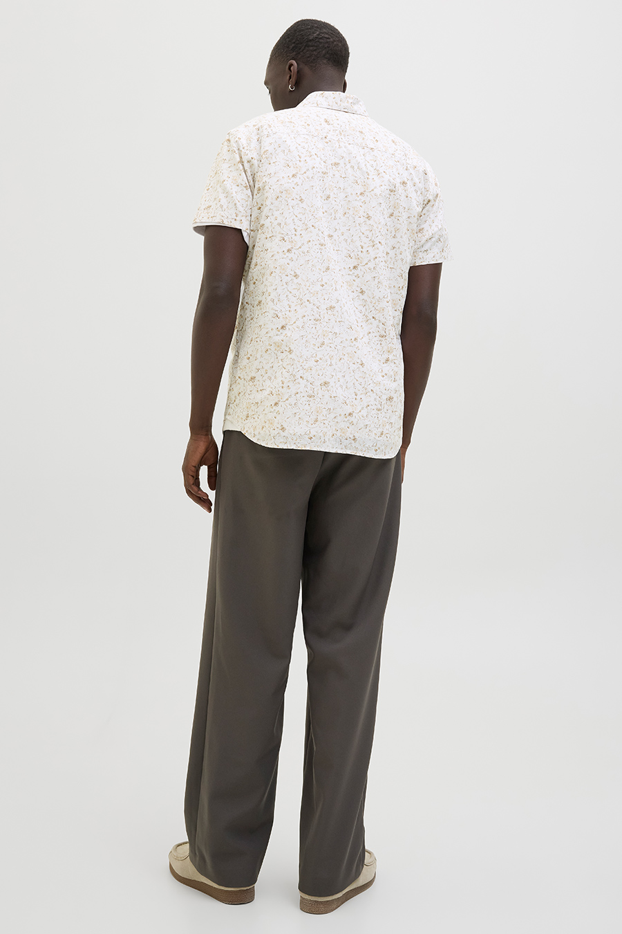 Pellava paita JACK & JONES 12274951-Cloud-Dancer