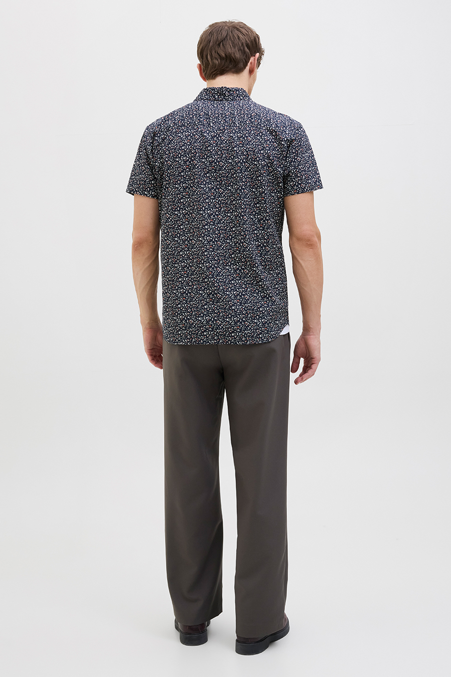 Pellava paita JACK & JONES 12274951-Night-Sky