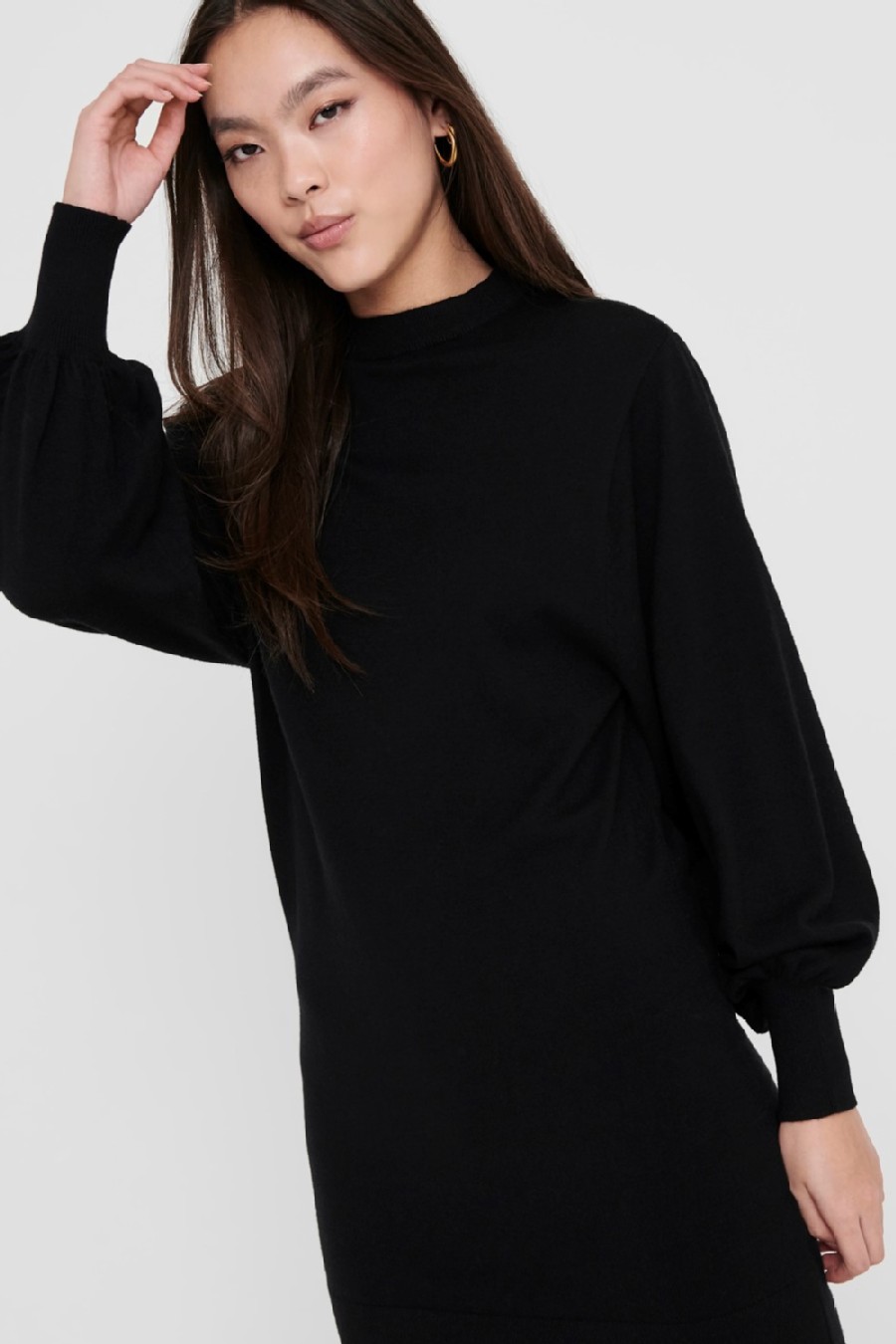 Neulottu mekko ONLY 15210835-Black