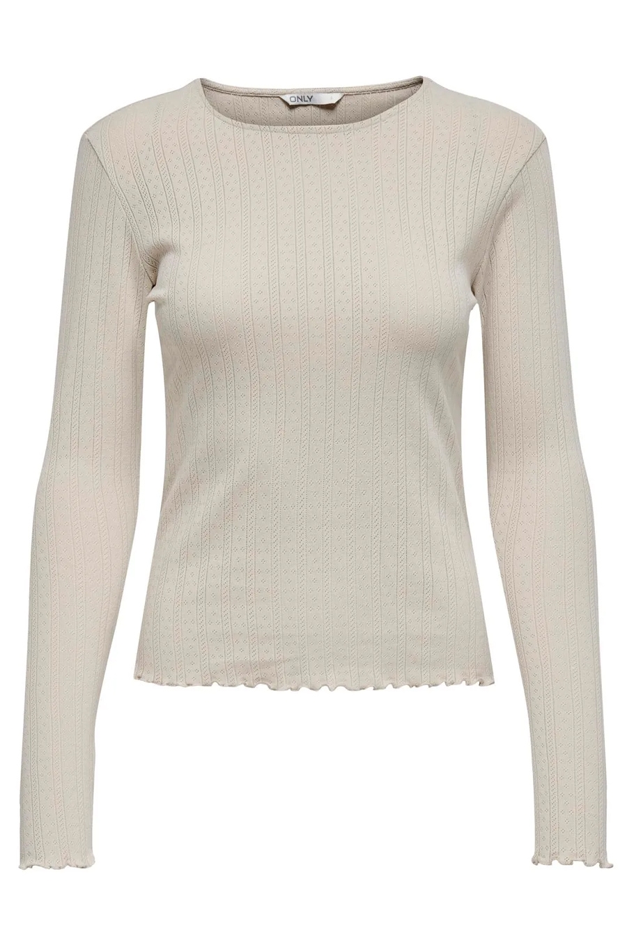Pitkähihainen T-paita ONLY 15291987-Pumice-Stone