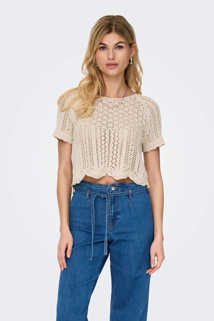 Villapaita ONLY 15348591-Feather-Gray