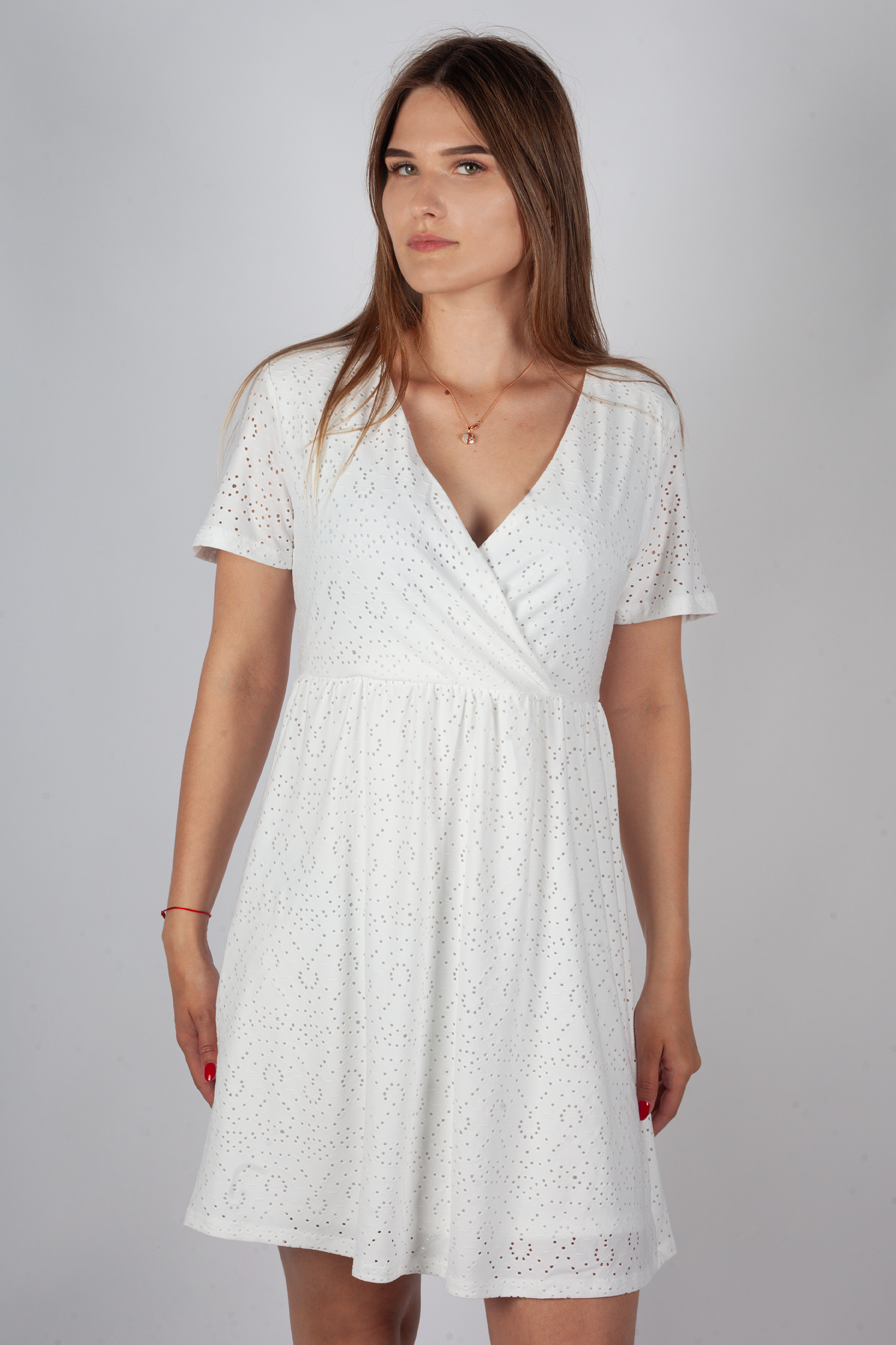 Vapaa-ajan mekko PIECES 17154461-Cloud-Dancer