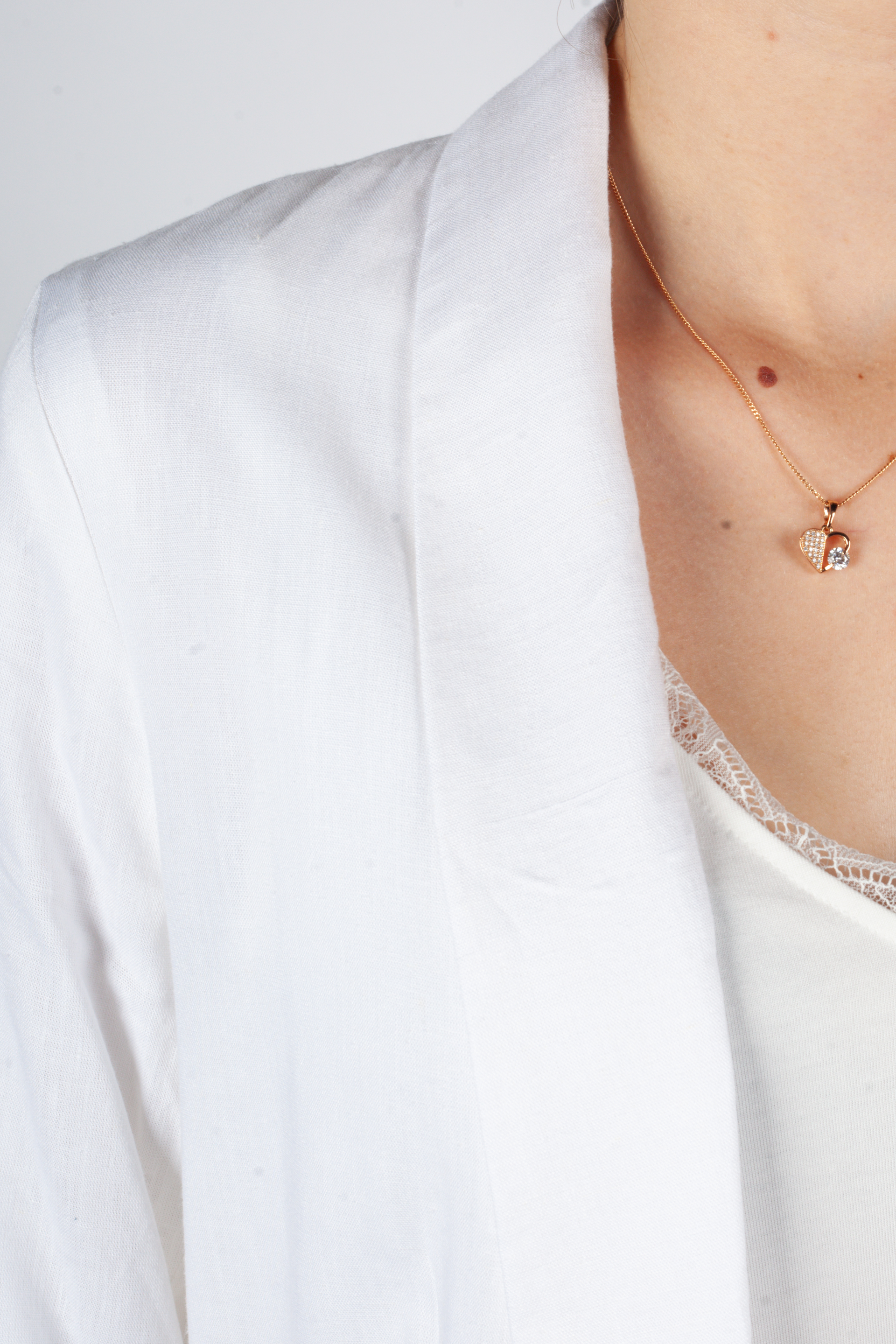 Pikkutakki PIECES 17154738-Bright-White