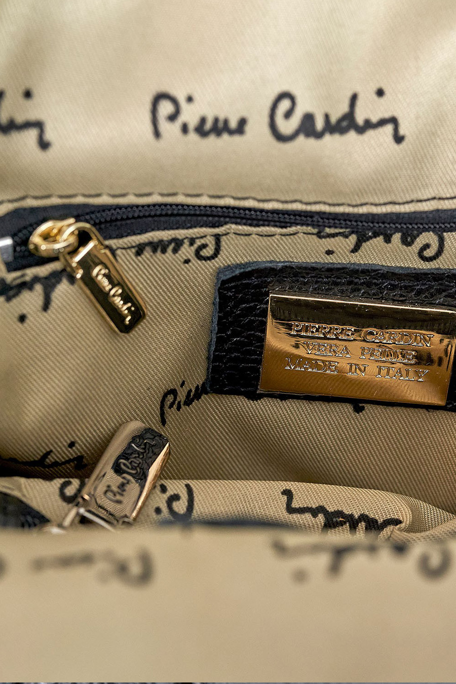 Reppu PIERRE CARDIN 1858-FRZ-DOLLARO-NERO