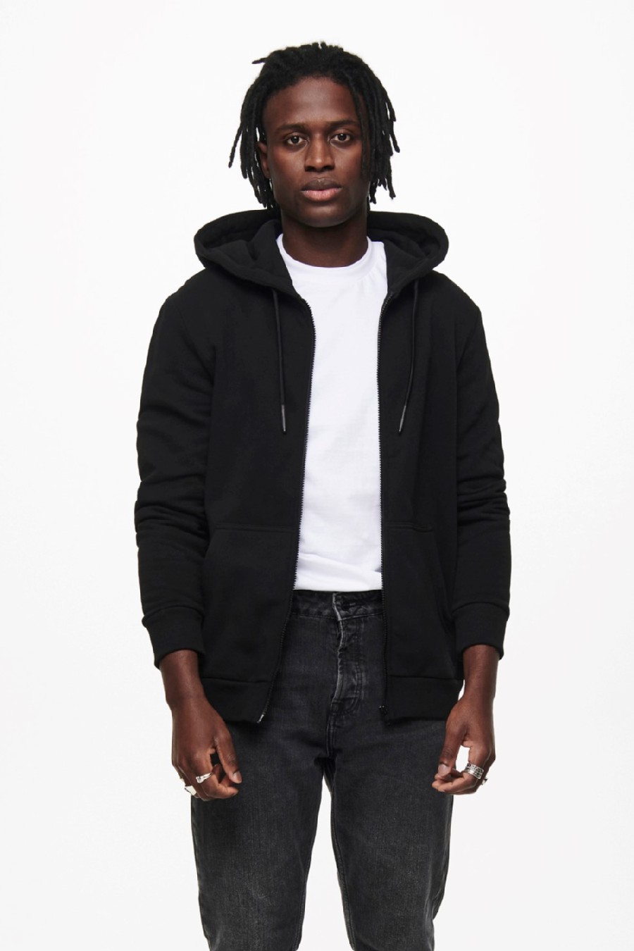 Neulepusero vetoketjulla ONLY & SONS 22018684-Black