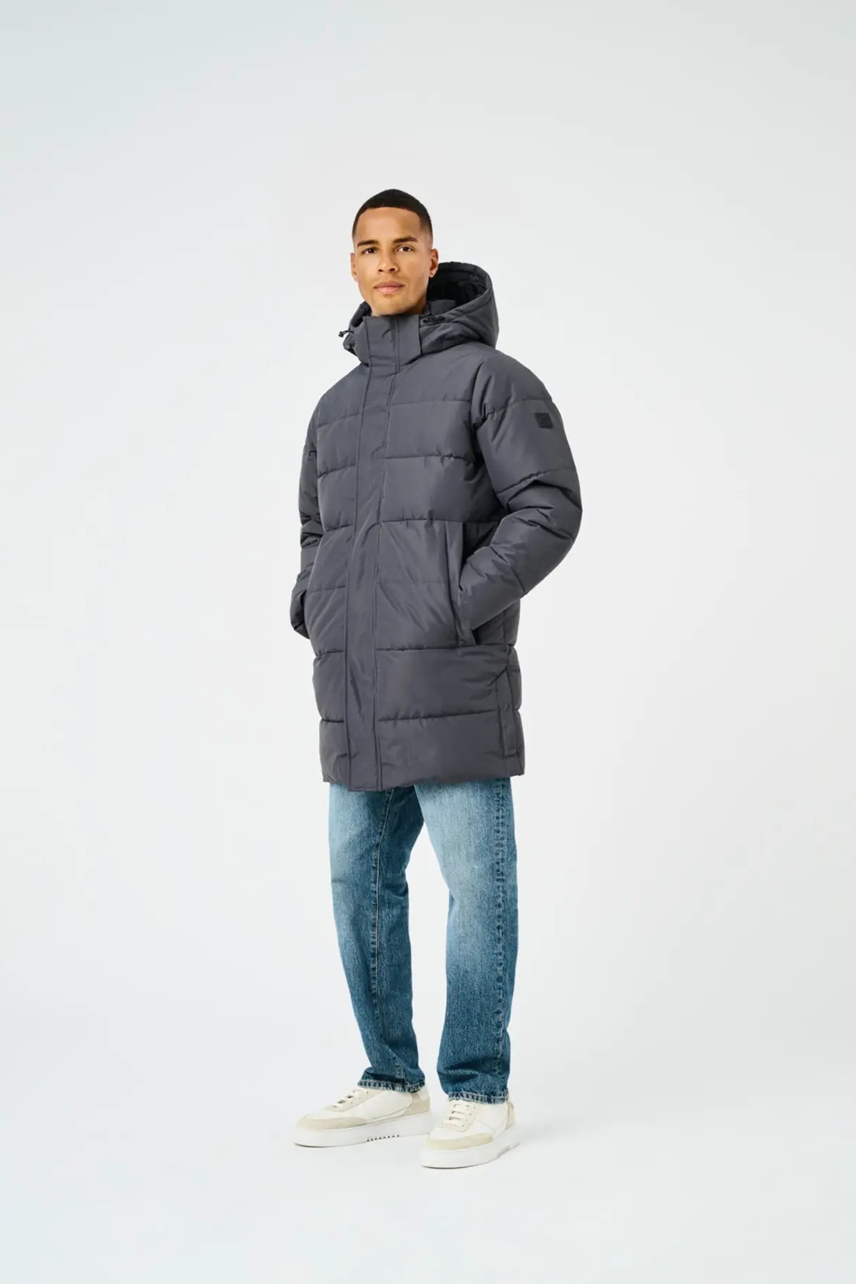 Talvitakki ONLY & SONS 22020156-Grey-Pinstrip