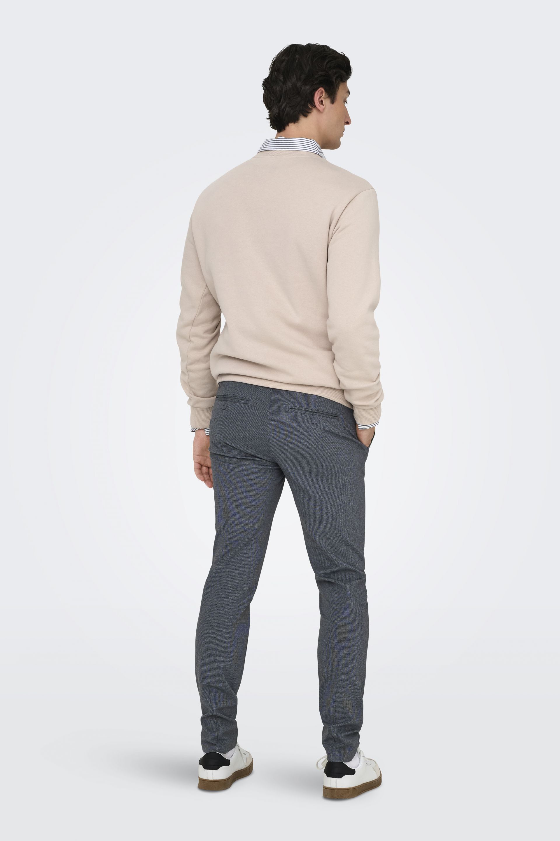 Klassiset housut ONLY & SONS 22030256-Dark-Navy