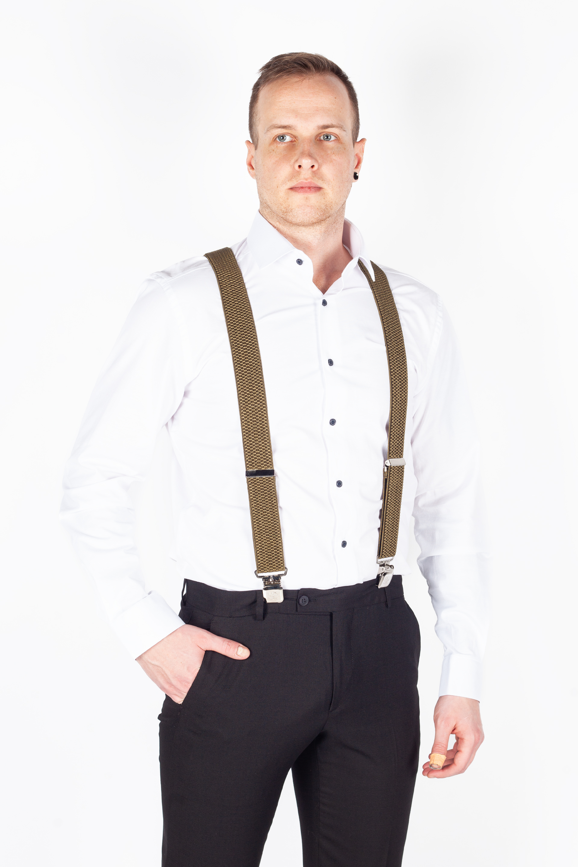 Henkselit X JEANS DYK40-HAKI