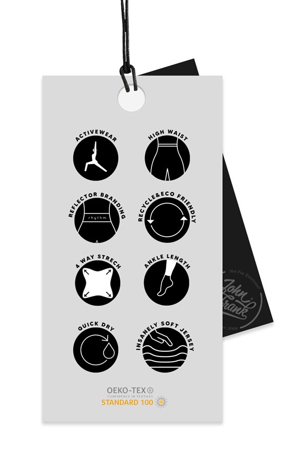 Leggingsit JOHN FRANK WJFLEG01-TEAL