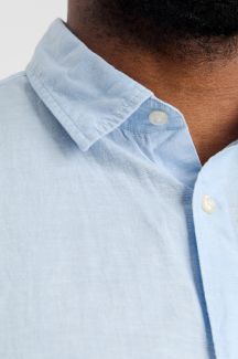 Pellava paita JACK & JONES 12269090-Chambray-Blue