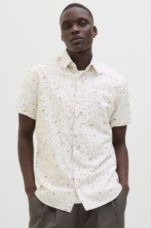 Pellava paita JACK & JONES 12274951-Cloud-Dancer