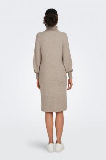 Neulottu mekko ONLY 15309197-Mocha-Meringu