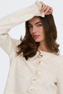 Neuletakki JACQUELINE DE YONG 15363485-Birch-MELANGE