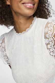 T-paita PIECES 17120454-Cloud-Dancer