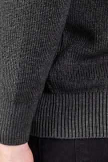 Korkea kaulus villapaita MCL 33811-FUMELMELANJ