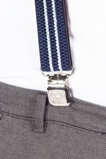 Henkselit X JEANS DYK40-061-MIX-NAVY-WHITE